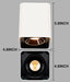 Adjustable dimmable ceiling downlight in white