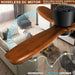 Ceiling Fan with Light Remote Control Reversible Noiseless DC Motor Low Profile - okeli lights