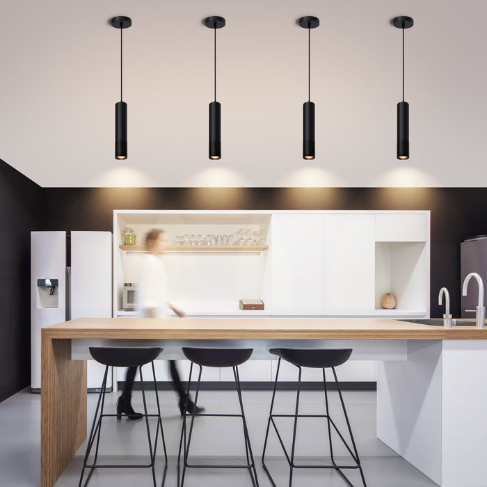 LED Pendant Light Black and Glod Fixtures for Kitchen Island and Bar 3-Color 2700K-6000K ETL